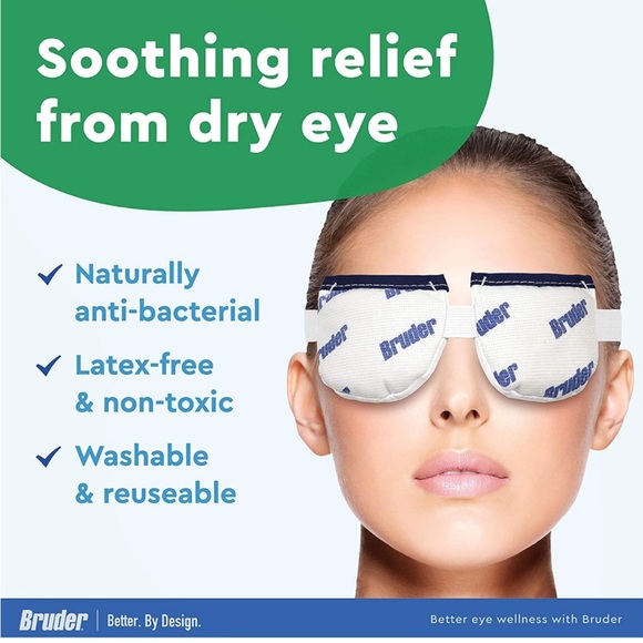 NWT Bruder Moist Heat Eye Compress.Microwave Activated.Fast Acting & Effective - Picture 4 of 6